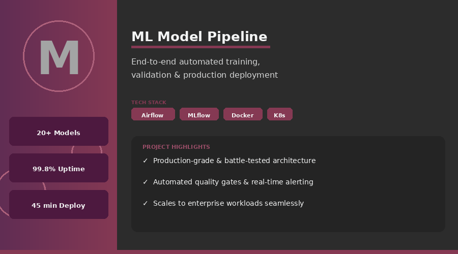 ML Model Pipeline